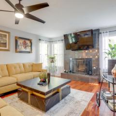 4 Mi to Stone Mountain Retreat with Office!