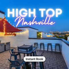 New Rooftop with city views game room DT Nash