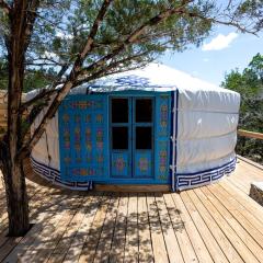 Secluded Yurt for a Romantic Getaway in Dripping Springs, Texas
