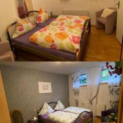 Zimmer # 1 und Zimmer # 2 mit Außenbereich