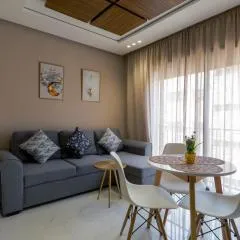 Chic Comfort Apartment - Rabat Center - Free Parking & AirC & Internet