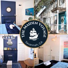 The Maiden Voyage - Themed Getaway, Steps to Forsyth, King Bed, Grill, Games, Picnic Basket