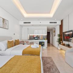 Luxurious New Studio! 2 Double Beds! Sleek Design & High-End Amenities in Dubai Downtown