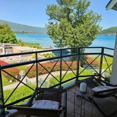 Superbe Duplex Vue Lac et Château avec Plage et parking Privés