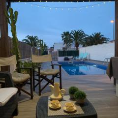 Riumar Nature 38 , piscina , aire acondicionado , barbacoa y pàrquing Privado