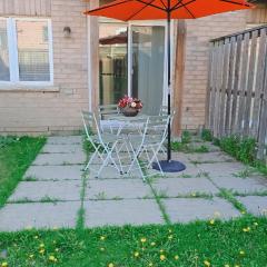 Beautiful Studio with Patio in Mississauga
