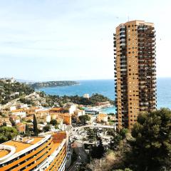 STUDIO BEAUSOLEILMONACO TERRASSE VUE MER Clim et Accès Piscine