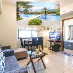 NEW and COZY! Good for 1-5 Guests, 1BR, free Pool & Gym, Kids Place and Billard in Horizon 101