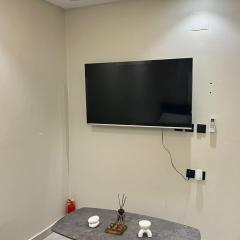 Stylish studio with smart access