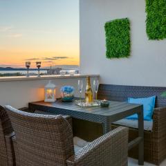 Stella Maris 2BDR, balcony, sea view, garage, BBQ