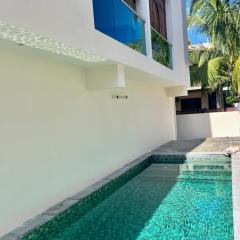 Sunset Apt moderne à 2 min de la plage, clim, piscine