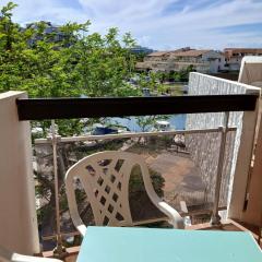Studio Cabine pour 4 avec Ascenseur – Vue Marina, Plage à 2 Pas
