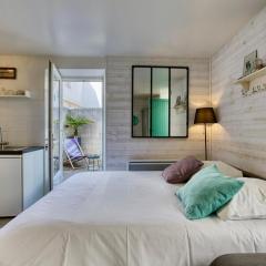 332 Le Petit Pavé Studio avec cour en plein centre