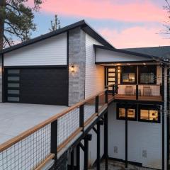 Modern Lodge Near Lake Village Snow Summit Game Room Decks Firepit Views