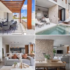 Modern and Luxury Villa with 2 private pools in Tulum