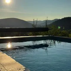 Chalet Villa Piscine vue panoramique sur Gérardmer et le Hohneck