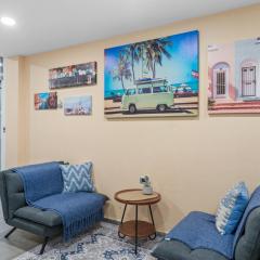 Loft with a king size bed in the historic center