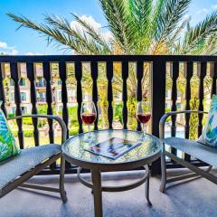 5322-1P Top Floor 1 BR overlooks pool courtyard -