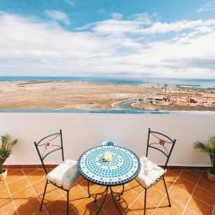 Los Alisios Chalet, íntimo y con vista océano