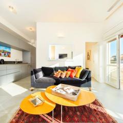 Bright 1BR Apartment w Balcony 10 min Walk from Beach with Mamad by Sea N' Rent