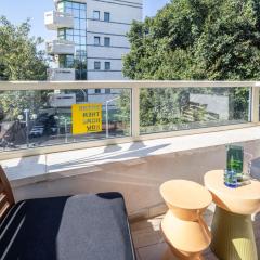 Stylish 3BR Apt w Balcony 5 min Walk from Beach with Shelter by Sea N' Rent