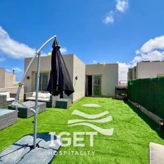 upper chalet with roof in hacienda bay جنيور شاليه فى هاسيندا باى بروف exh5