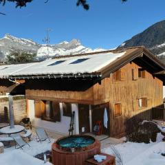 Chalet des Grémiloups, Jacuzzi and Mont-Blanc view