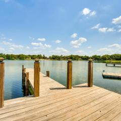 Artsy Bungalow on St Anne Lake Pool, Dock and Deck