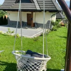 Domki z widokiem na Tatry