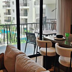 1 BedRoom with King Bed and Balcony with Amenities View