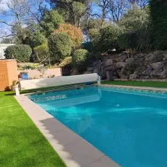 Villa privée, piscine chauffée, jacuzzi et sauna