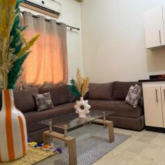 Modern studio near the center