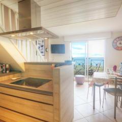 Appartement familial avec parking, balcon vue mer, proche plages - FR-1-306-959