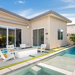 Lumen at Tahquitz: New Build with Pool Fire Pit Designer Interiors
