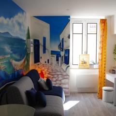 Studio cosy au style méditérannéen