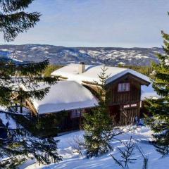 Large cabin at Nesfjellet with lovely view, inddor Jacuzzi & sauna