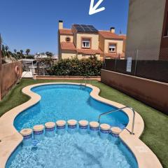 3 BDR House near La Zenia PRIVATE lounge terraces, fire places, BBQ, kitchen, parking