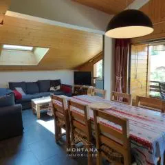 Duplex 4 pièces + mezzanine pour 8 personnes au Grand-Bornand - FR-1-458-227