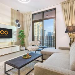 Designer Apartments in Kensington Waters, MBR City, with Pool Gym Sauna & Parking near Downtown and Creek