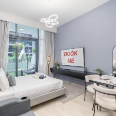 StayShort - Elegant Studio with Garden in Meydan - Dubai