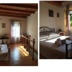 Country traditional house in Corfu village, Greece