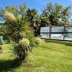 Maison coconing piscine couverte chauffée