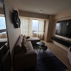 An apartment with an ocean view