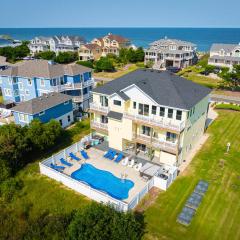 Semi-Oceanfront Retreat with Pool Theater Elevator