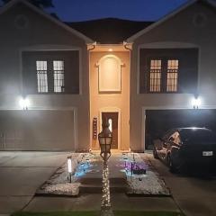 Bring the Crew! 4BR Luxe Pad, Backyard Magic & City at Your Door