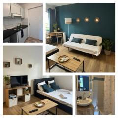 Cocon Bleu - Studio-5 min aéroport - By Sister Home