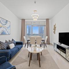 Skyline Luxury 2BR Plus 1 GR with Burj Khalifa & Fountain Views In Bellevue Towers