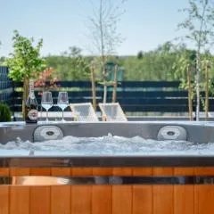 Całoroczny Domek Boho Lubniewice jezioro jacuzzi