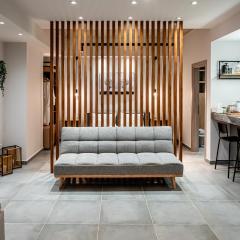 Wooden Style Apartment in Piraeus