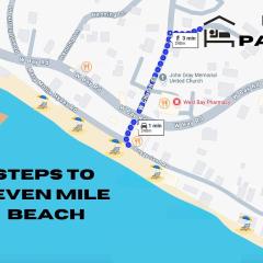 3 SUITES AT BLUE PAVILION - 3 KITCHENS - Steps to BEACH